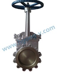 API stainless steel flange knife gate valve